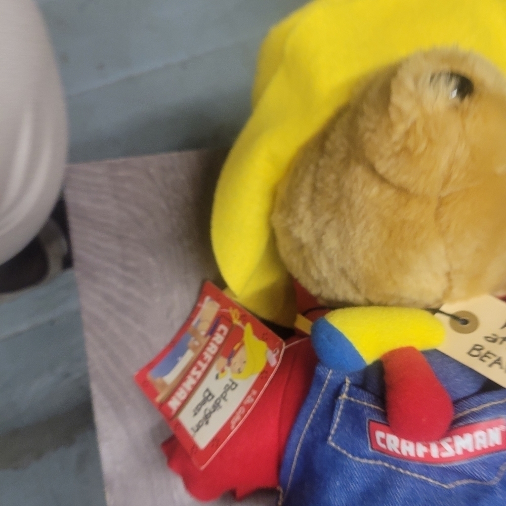 Vintage Sears Craftsman Paddington Bear Plush - Picture 3 of 9